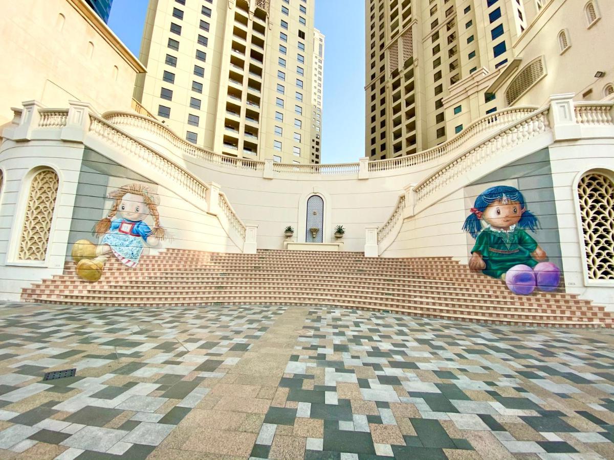 Marco Polo - Marvelous & Luxurious Apt With Dubai Eye & Sea View Lägenhet Exteriör bild
