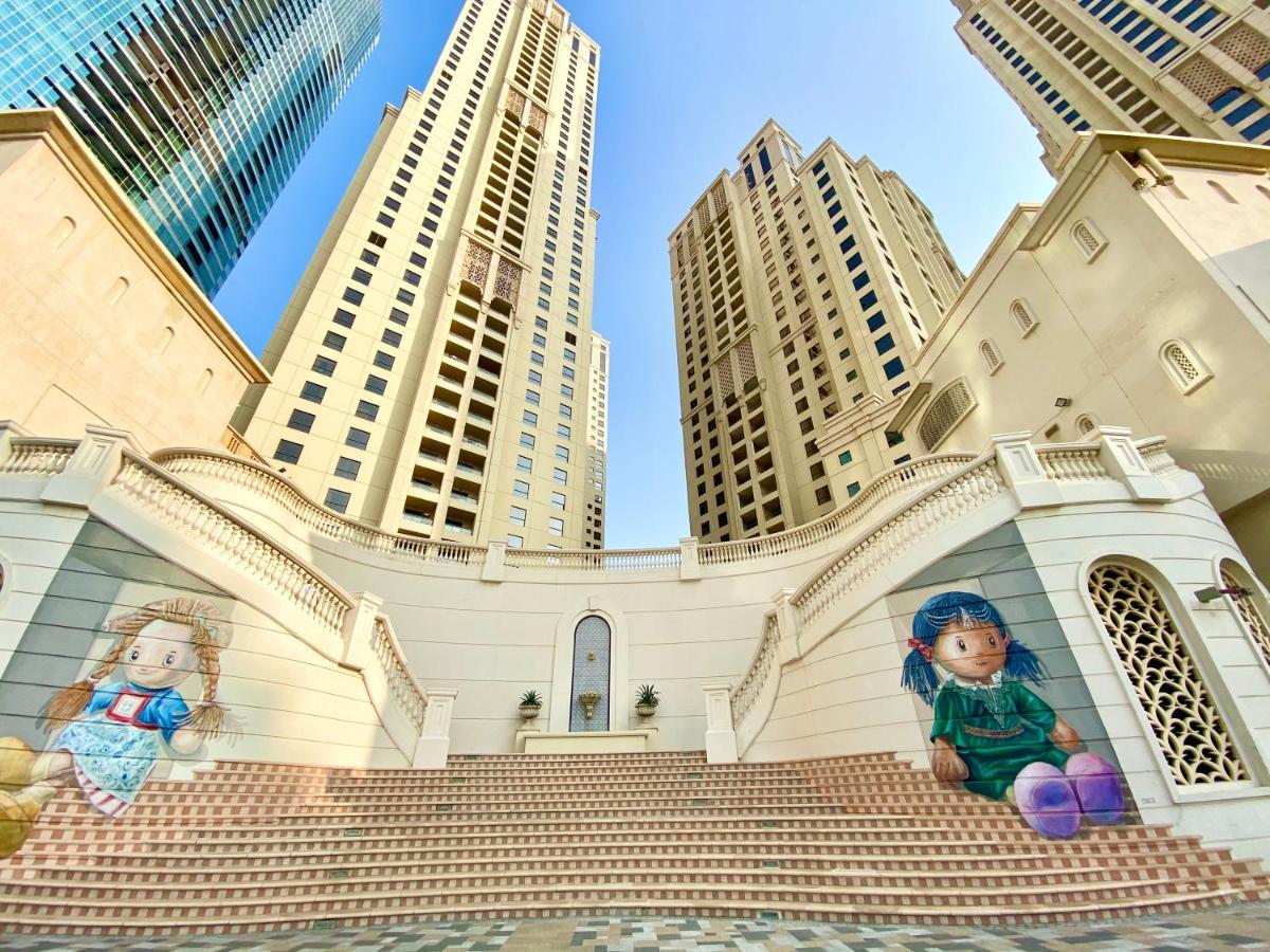 Marco Polo - Marvelous & Luxurious Apt With Dubai Eye & Sea View Lägenhet Exteriör bild