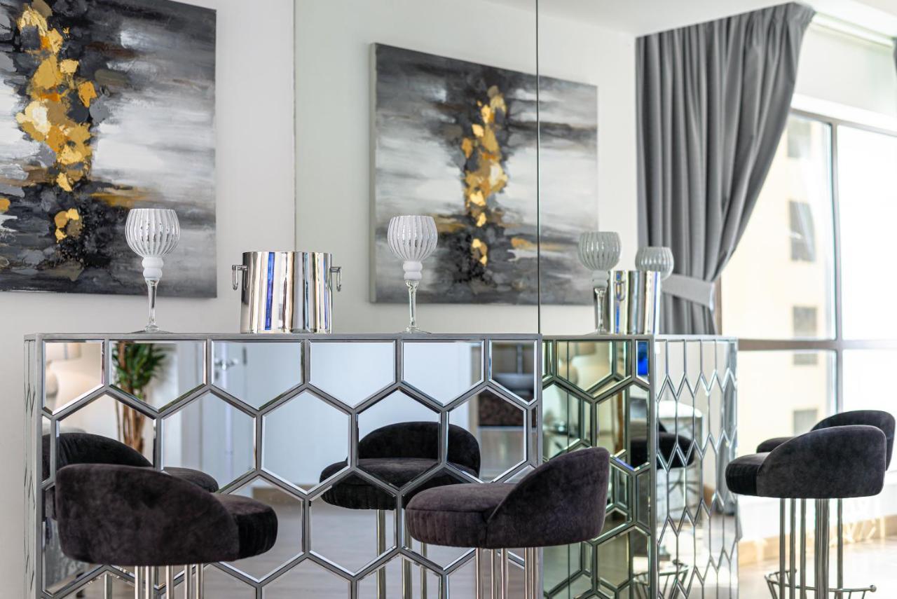 Marco Polo - Marvelous & Luxurious Apt With Dubai Eye & Sea View Lägenhet Exteriör bild