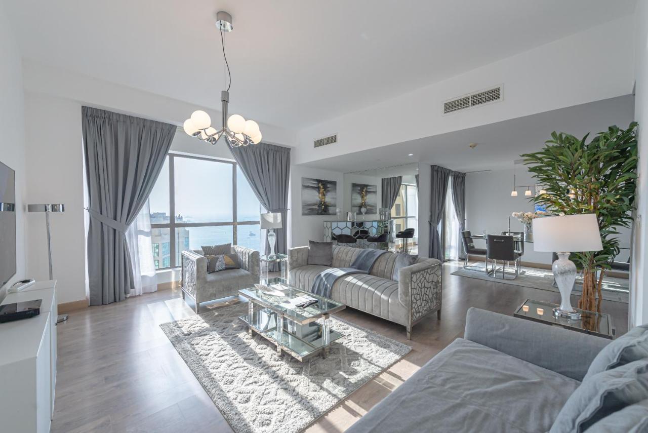 Marco Polo - Marvelous & Luxurious Apt With Dubai Eye & Sea View Lägenhet Exteriör bild